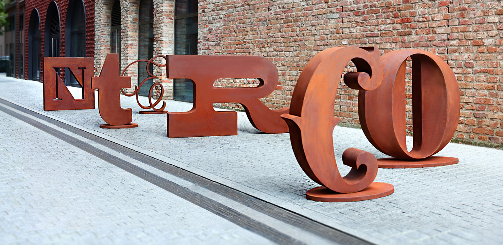 lettere corten homepage