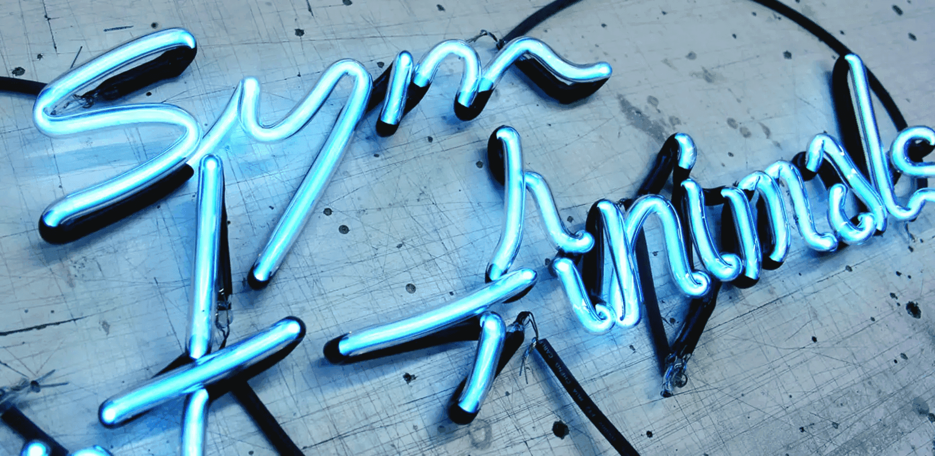 Neon glass