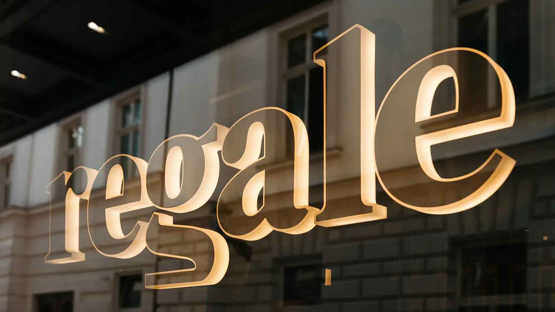 Lettres LED Regale