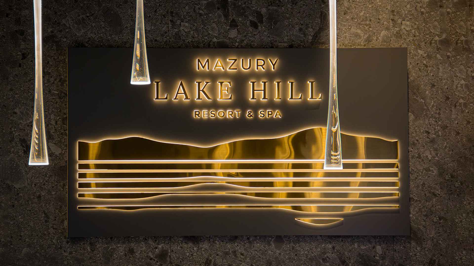Ruimtelijke belettering 3D Lake Hill