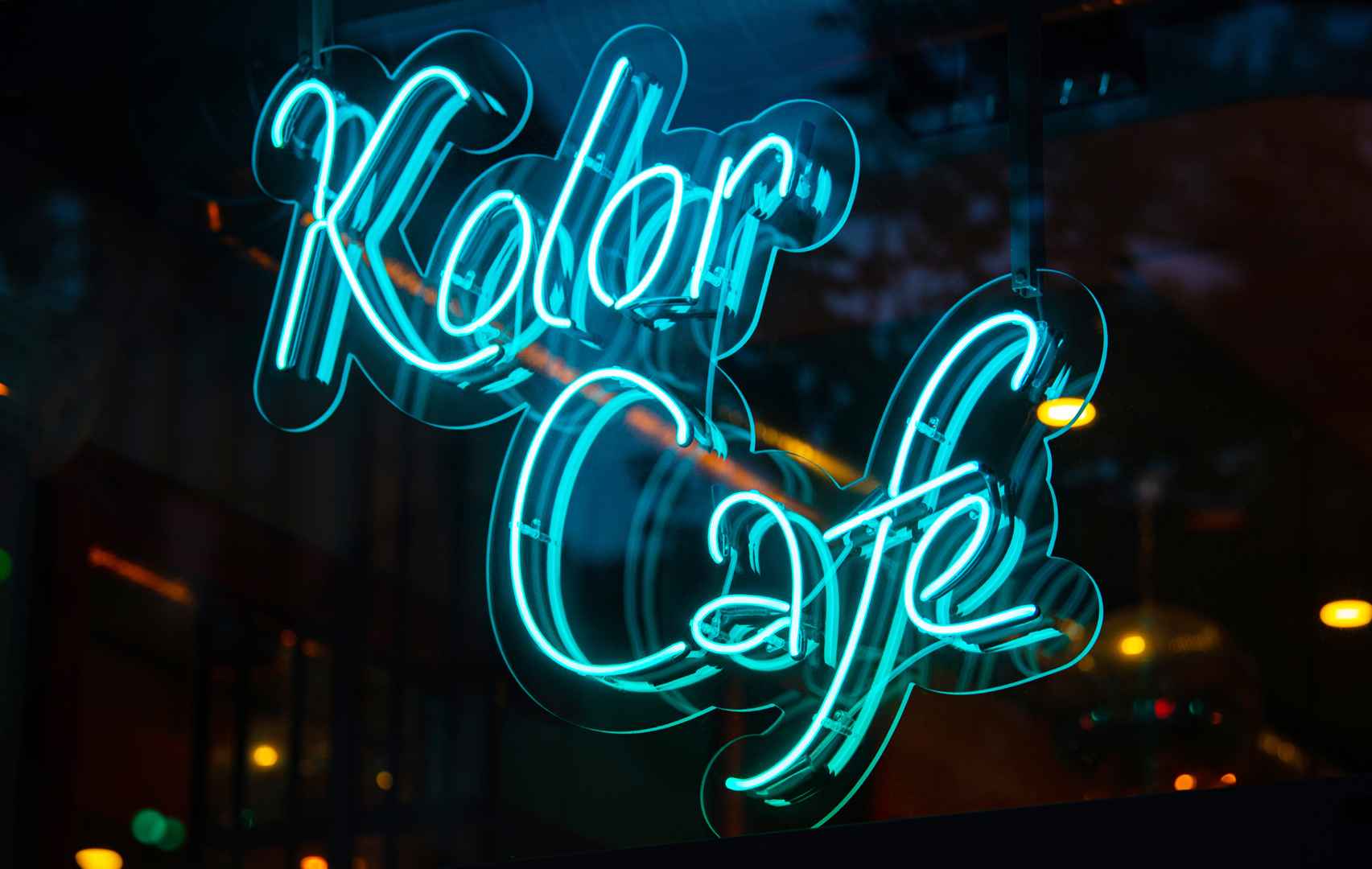Vidrio Neón Color Café