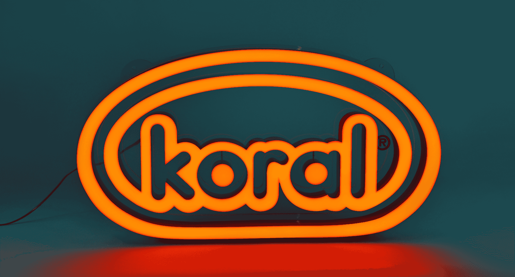 Koraal Aangepast 3D Logo