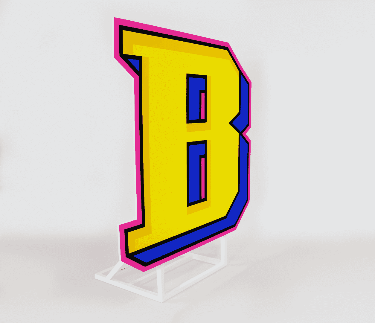 Large format freestanding BIG letters
