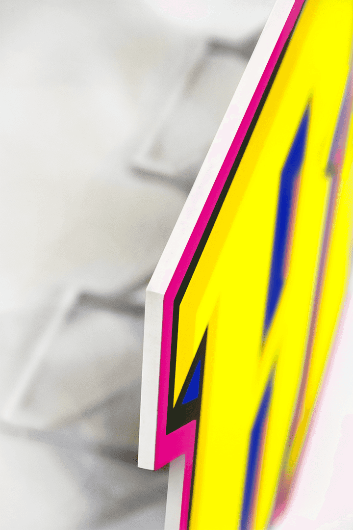 Large format freestanding BIG letters