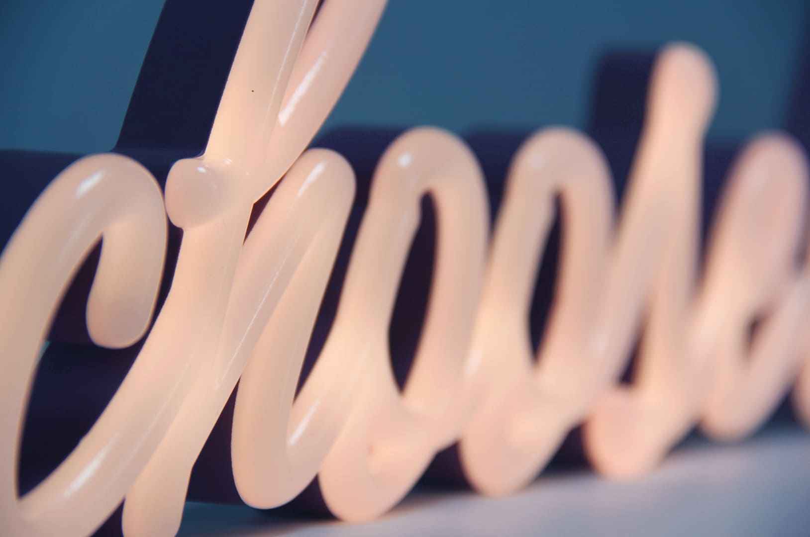 Acrílico neón LED elegir - Letras 3D