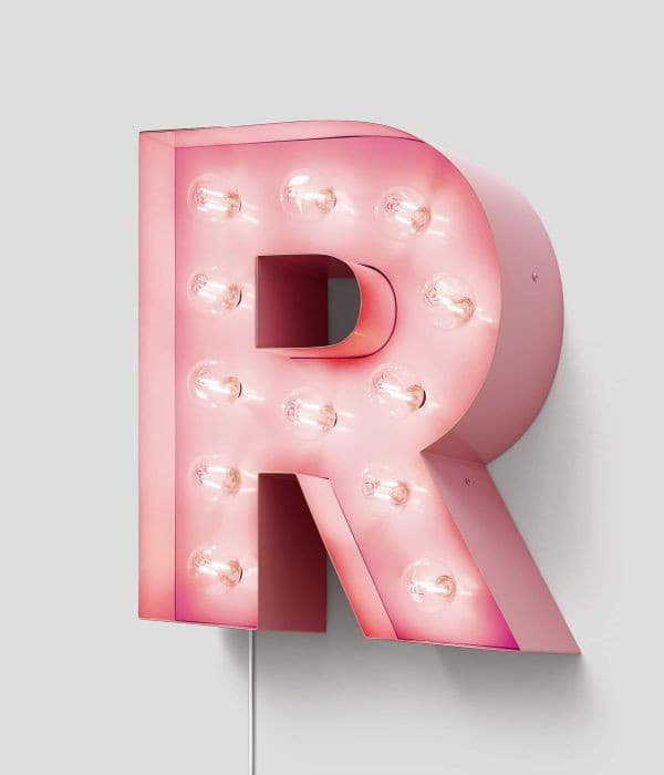 LETRAS CON BOMBILLAS / ALFABETO