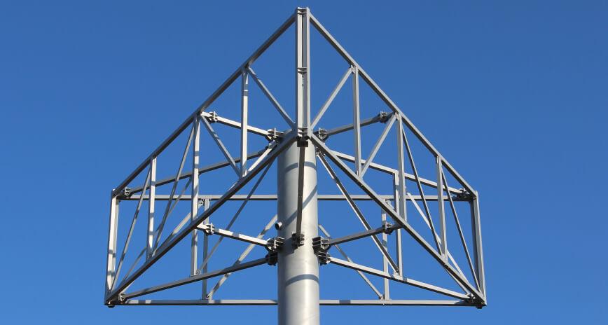 ULMA advertising tower structure