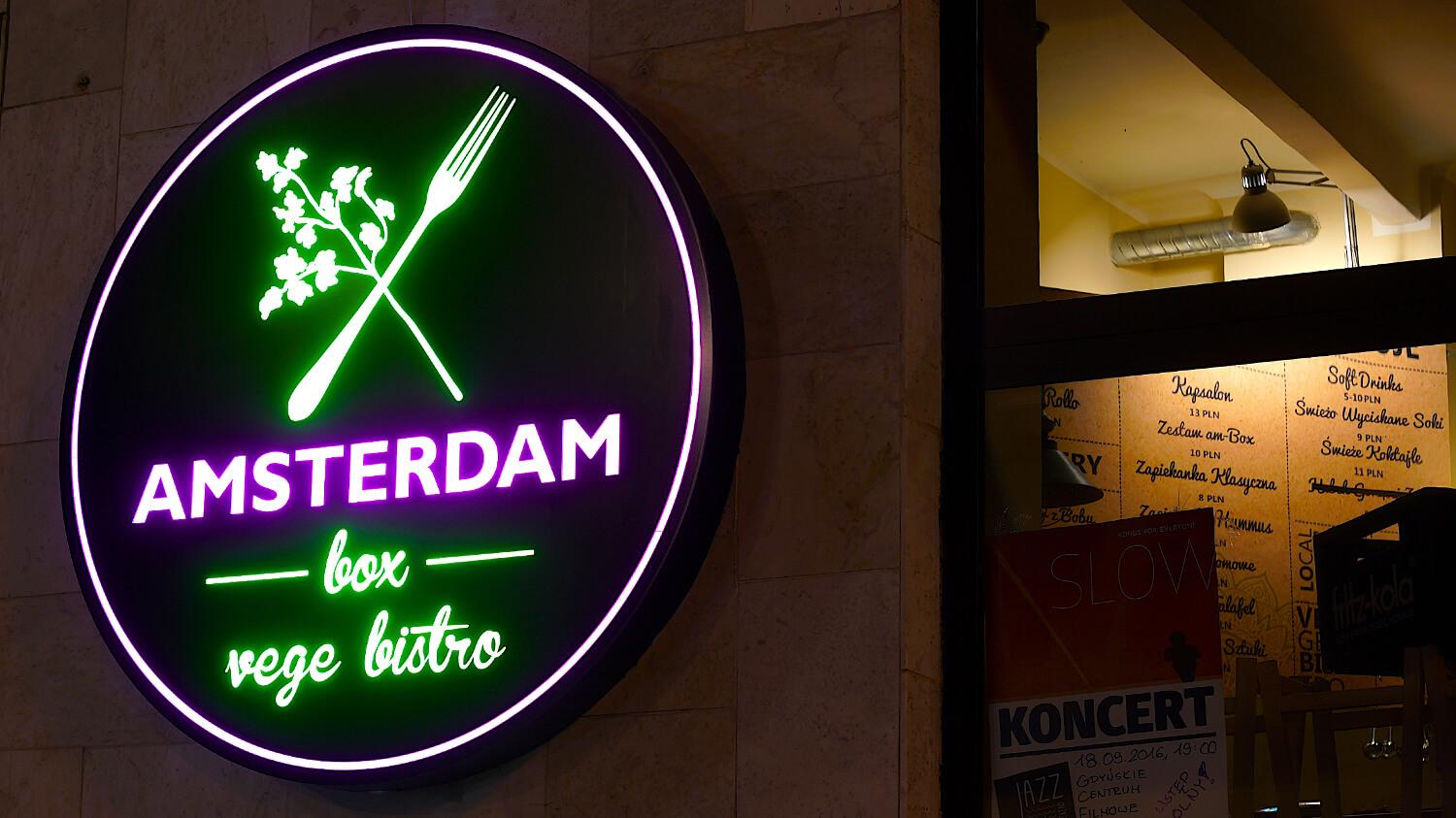 Amsterdam Box - kaseton okrągły podświetlany LED