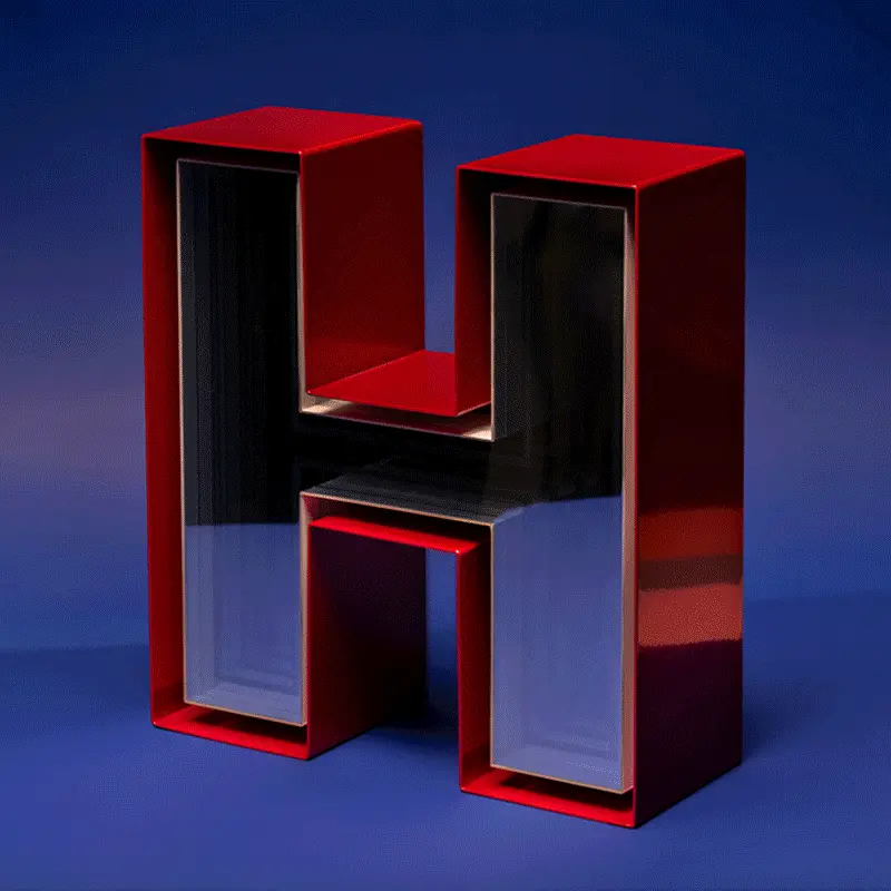 Infinity spiegelletters