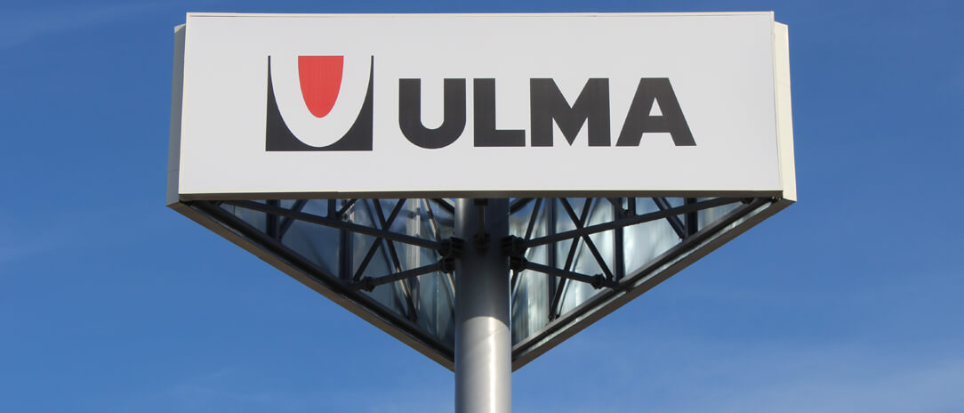 ULMA - large-format coffer on advertising tower