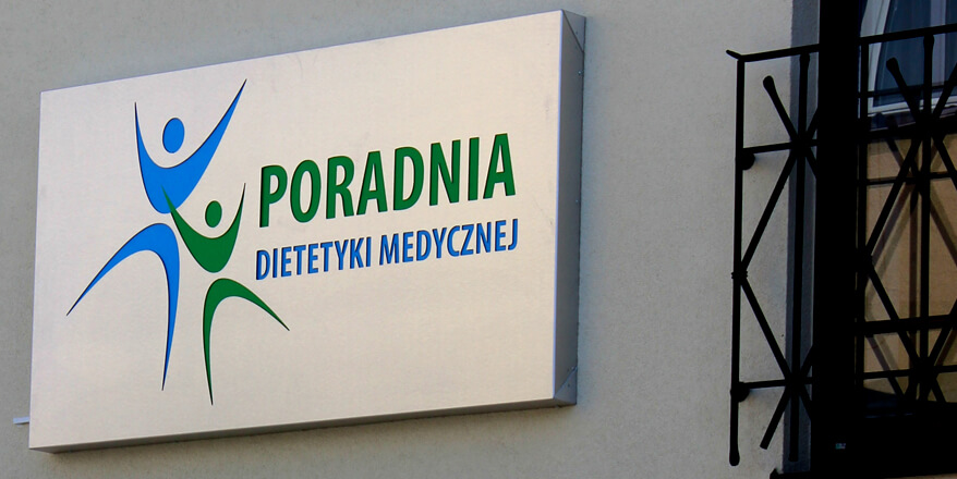 Clinica di Nutrizione Medica - cassetta illuminata in dibond lucido