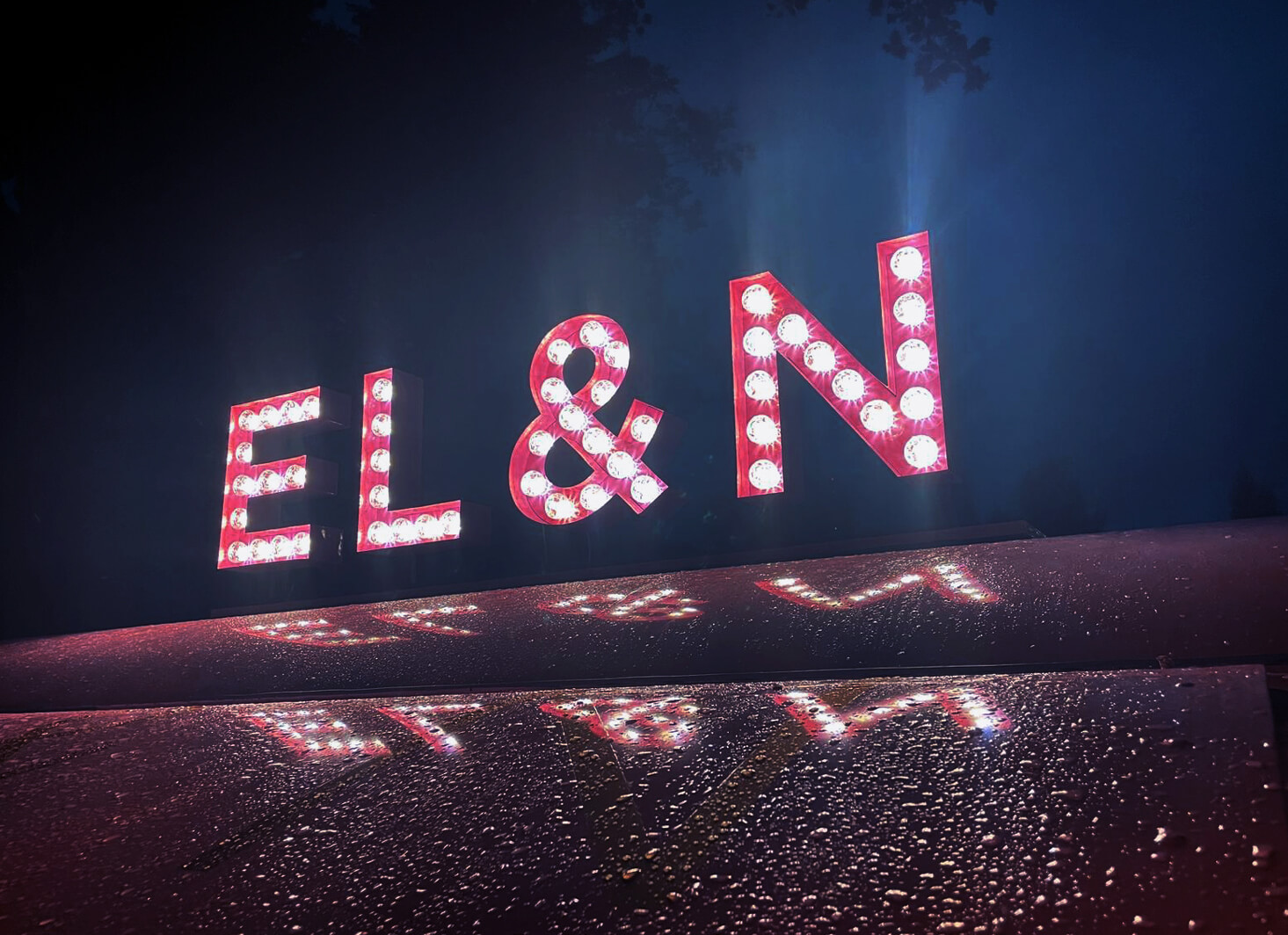 EL - Letters with light bulbs