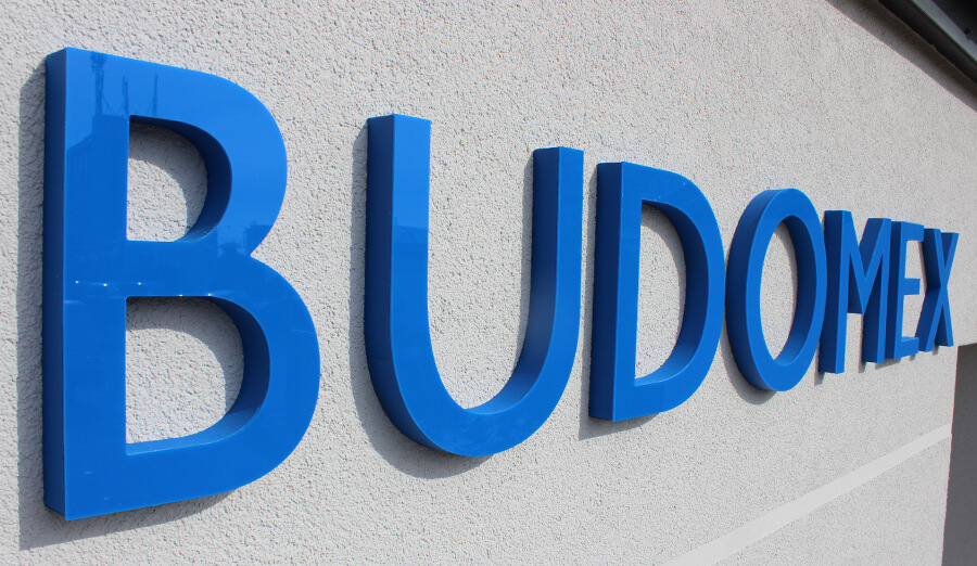 Budomex - budomex; segno_aziendale composto_da_lettere_spaziali