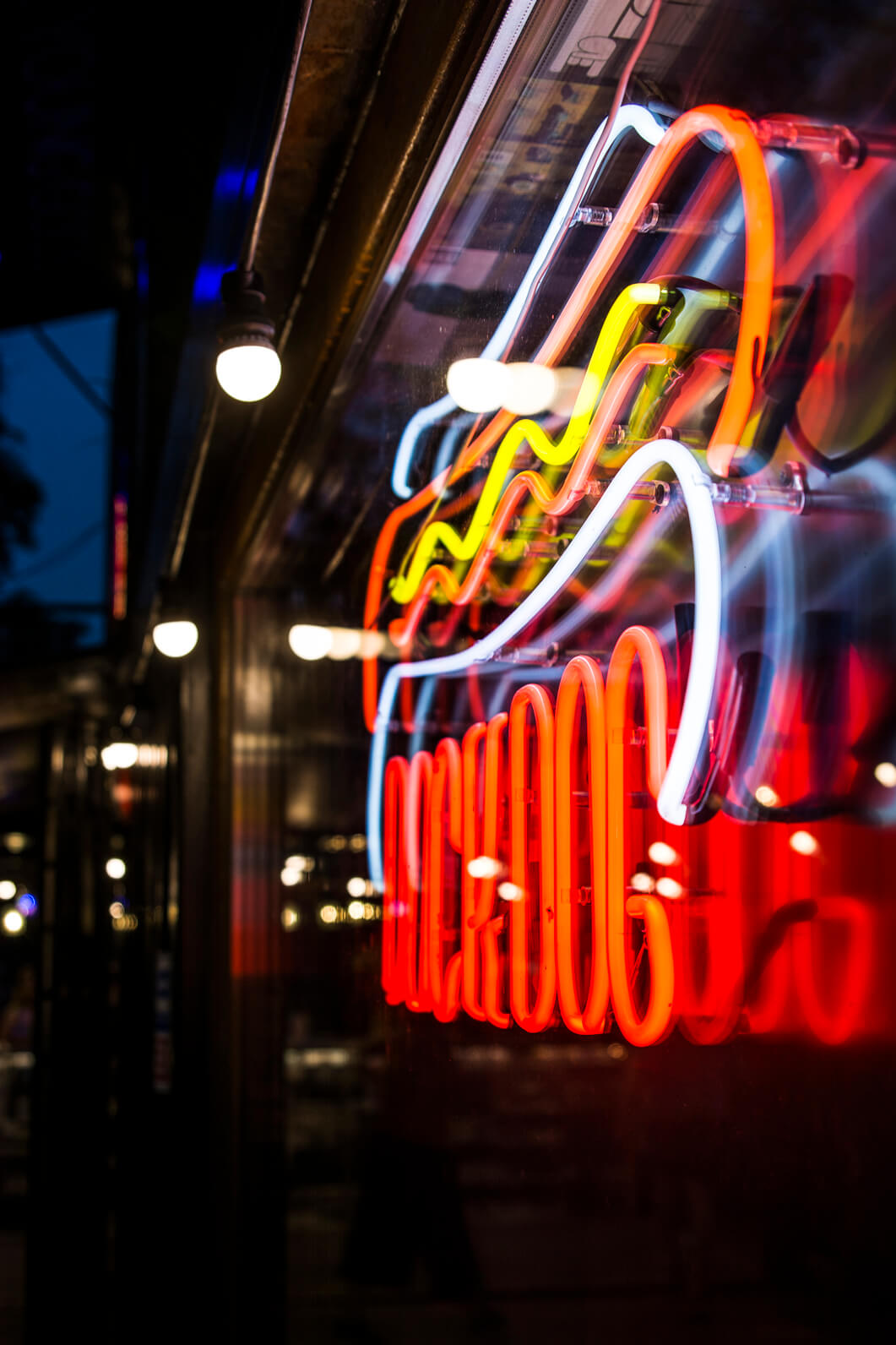 Hafenhund - neon-dock-dog-hotdog-fast-food-neon-hanging-colour-neon-behind-glass-neon-on-plexi-neon-in-restaurant-neon-on-glass-neon-interior-gdansk-electric-pub