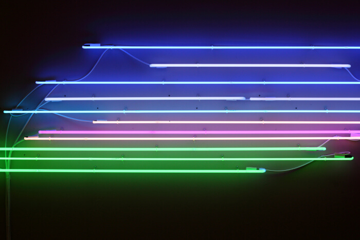 Schema di colori al neon - Tubi al neon colorati in vetro
